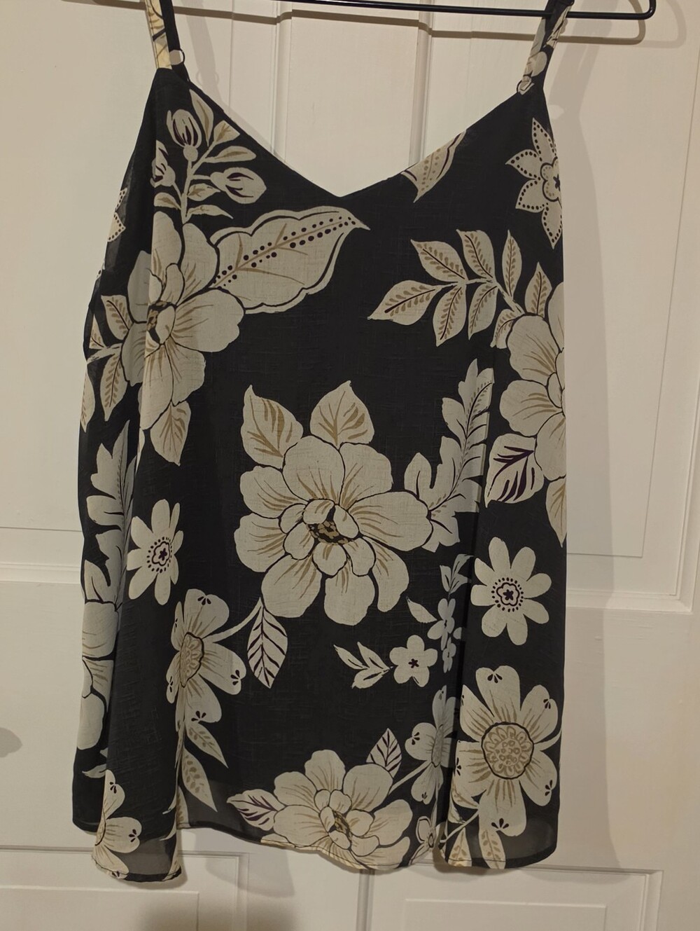 Torrid Sophie Black Floral A-Line Women's Cami Size 1  Equivelant Size 14/16